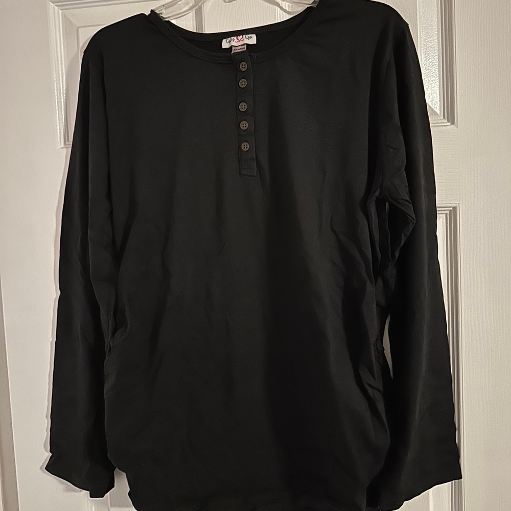 Long Sleeve Maternity Tee